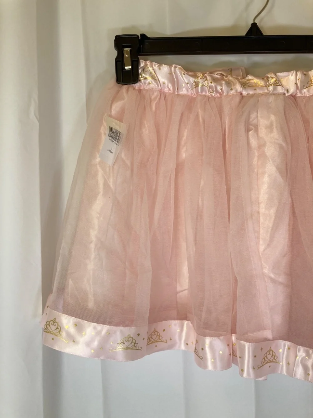 Disney Bibbity Bobbity Boutique Skirt YOUTH Sz L Pink New With Tags